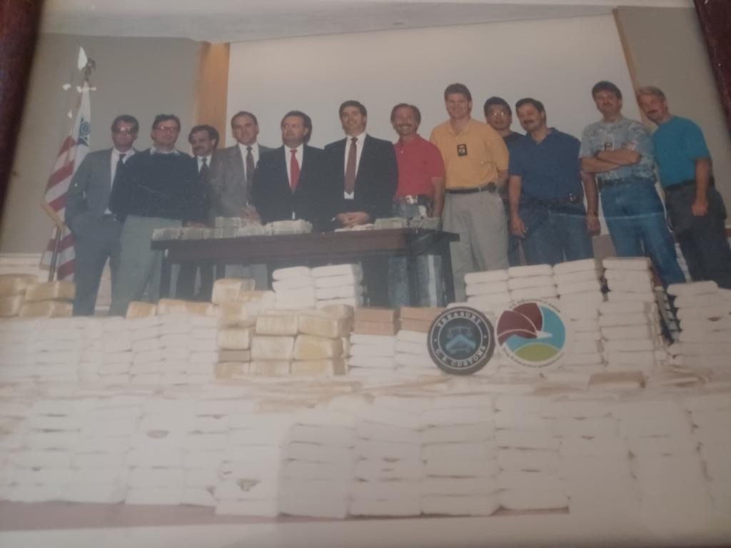 Russell Protentis largest seizure of cocaine-2tons- from an airplane in US history August 1990